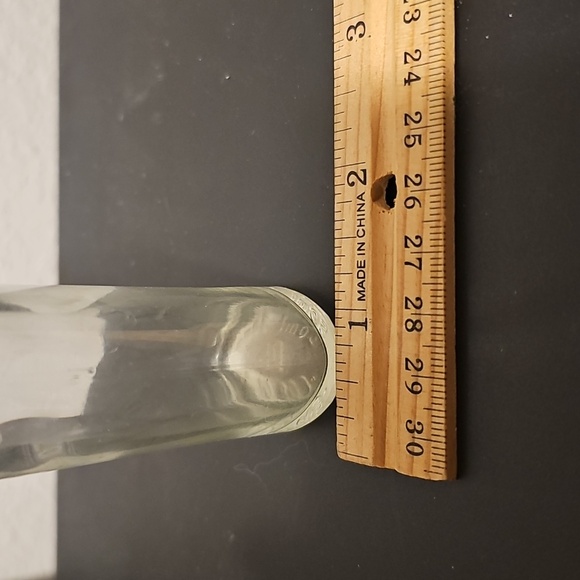 Vintage Clear Glass Medicine Bottle - Picture 4 of 5